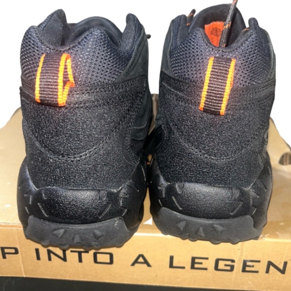 Harley-Davidson® Men's Cross Roads II Lace Up Black Hiking Boots Shoes - Picture 5 of 7